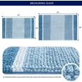Subrtex Chenille Bathroom Rugs NonSlip Absorbent Super Cozy Bathroom