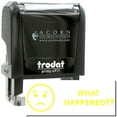 thumbnail image 1 of Self-Inking What Happened Stamp, Trodat Printy 4911, Press and Print Stamping, Impression Size 5/8" x 1-1/2", Up to 10,000 Impressions - Yellow Ink, 1 of 10