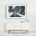 thumbnail image 5 of Carroll County Winter - Maryland Photography Oak Framed Wall Art Print 24 x 36 inches, 5 of 6