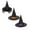 Purple 1PCS & Black 1PCS & Orange 1PCS, variant on Halloween Hat Party Hats Witch Clothes for Girls 3PCS Halloween Party Decor