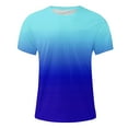 thumbnail image 4 of EOYWHK Big and Tall Athletic T-Shirts for Men Casual Basic Tees Muscle Fit Gradient Color Short Sleeve Workout Gym Basketball Shirts Clearance,M-5XL, 4 of 5
