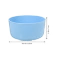 thumbnail image 3 of Miangastore 8Pcs Cereal Bowls With Lids For Toddlers Wheat Straw Food Storage Round, 3 of 8