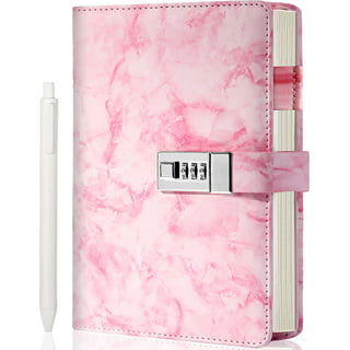 Large Furry Pink Sketchbook Diary Journal Notebook With Crystal