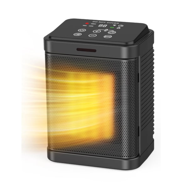 Calentador de cerámica PTC Pereysi de 1500 W con 4 modos y temporizador