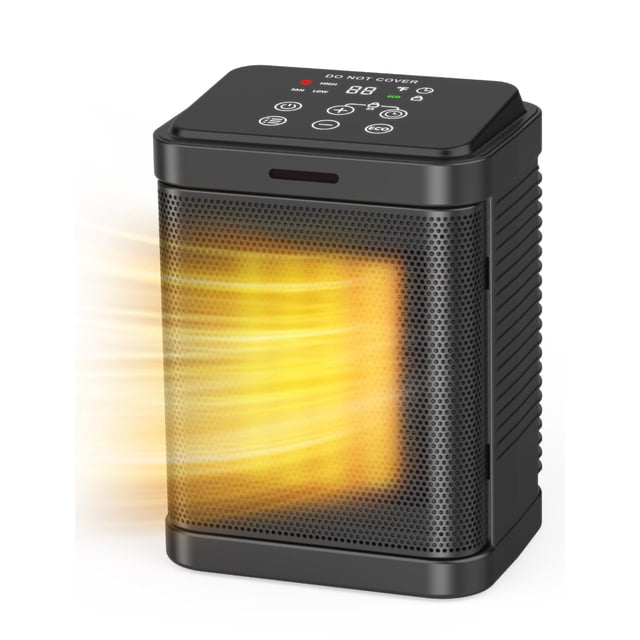Calentador de cerámica PTC Pereysi de 1500 W con 4 modos y temporizador