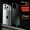 Black, variant on ELEHOLD Case for iPhone 15 Pro Max, Aluminum Bumper Case Matte Back Shockproof Cover, Secure Twist Lock,Silver