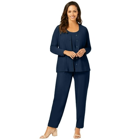 Jessica London Women's Plus Size 4-Piece Stretch Knit Wardrober