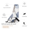 thumbnail image 3 of YFYANG Adult Microfiber Quick Dry Bath Towels, Geometric Dot Texture Beach Towel, Home Camping Travel Essentials, 27.5" x 55", 3 of 9