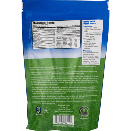 Carrington Farms Ready to Eat Organic Flax Hemp Blend, 10.0 OZ