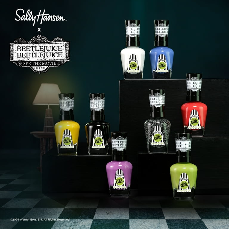 Sally Hansen Miracle Gel Nail Polish, Beetlejuice Collection