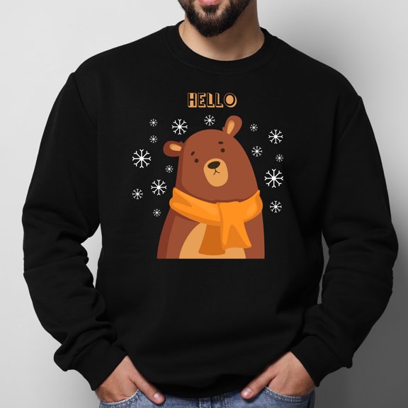 Men's & Big Men's Graphic Crew Neck Sweatshirt Long Sleeves