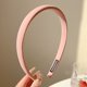 thumbnail image 3 of Diadema a cuadros para mujer, bandas para el pelo a rayas estampadas para niña, cinta de tela, pieza de cabeza dura, diadema envuelta en satén, 5 uds., 3 of 5
