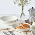 thumbnail image 2 of Stone + Lain Delilah Porcelain Collection Dish Set, 6 Bowls (8-inch) Service for 6, Cream, 2 of 5