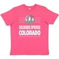 thumbnail image 3 of Inktastic Colorado Springs Colorado Mountains Youth T-Shirt, 3 of 5