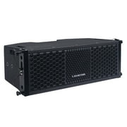 Sound Town ZETHUS Series 2 X 5 Line Array Loudspeaker System with Titanium Compression Driver, Black (ZETHUS-205V2)