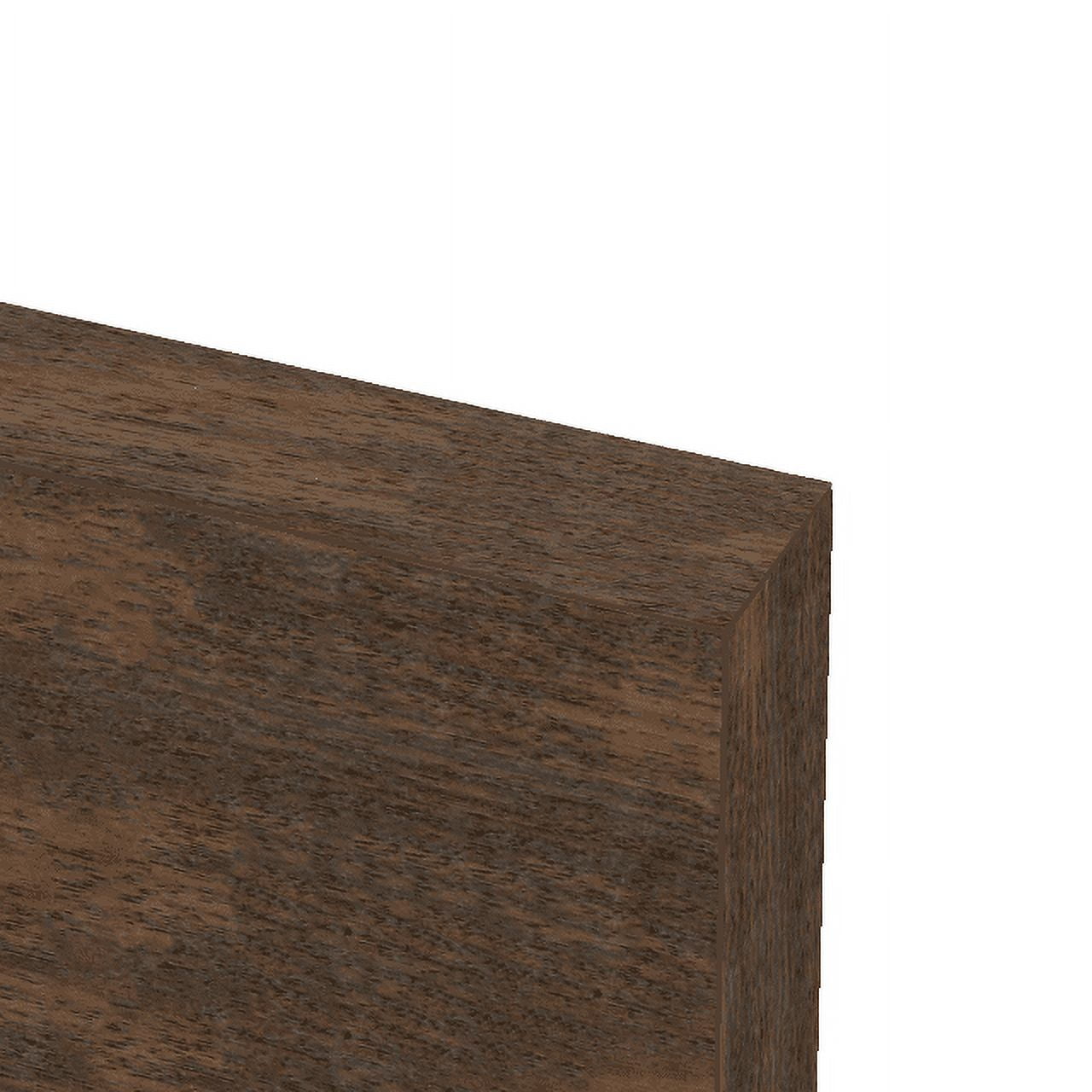 Mainstays Walnut 16.5" Wood Floating Shelves, Set of 2