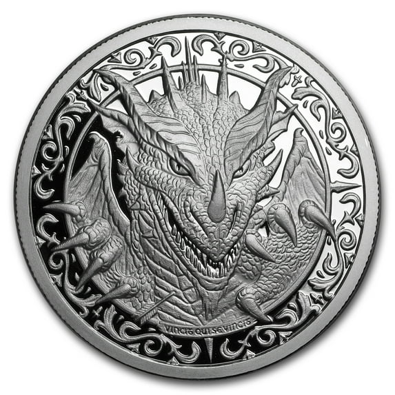 2 oz Silver Proof Round - Destiny Knight: The Dragon (w/COA)