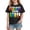 Black a1, variant on Cotton Shirts for Girls Trendy Crew Neck Graphic Tees School Uniform Short Sleeve Tops Lightweight Summer Blouses Size 3-10 Years