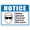 Warning Sign 4, variant on Notice Industrial Vehicles Prohibited Tin Sign 8"x12" - Vintage Metal Warning - For Home Farm Bar Coffee Shop Club Industrial Zone
