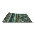 thumbnail image 2 of Ahgly Company Indoor Rectangle Abstract Light Blue Modern Area Rugs, 7' x 9', 2 of 4