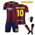 2021 Barcelona Jersey Home And Away Black, Gold, And Pink 10 Messi Messi Ronaldinho Football