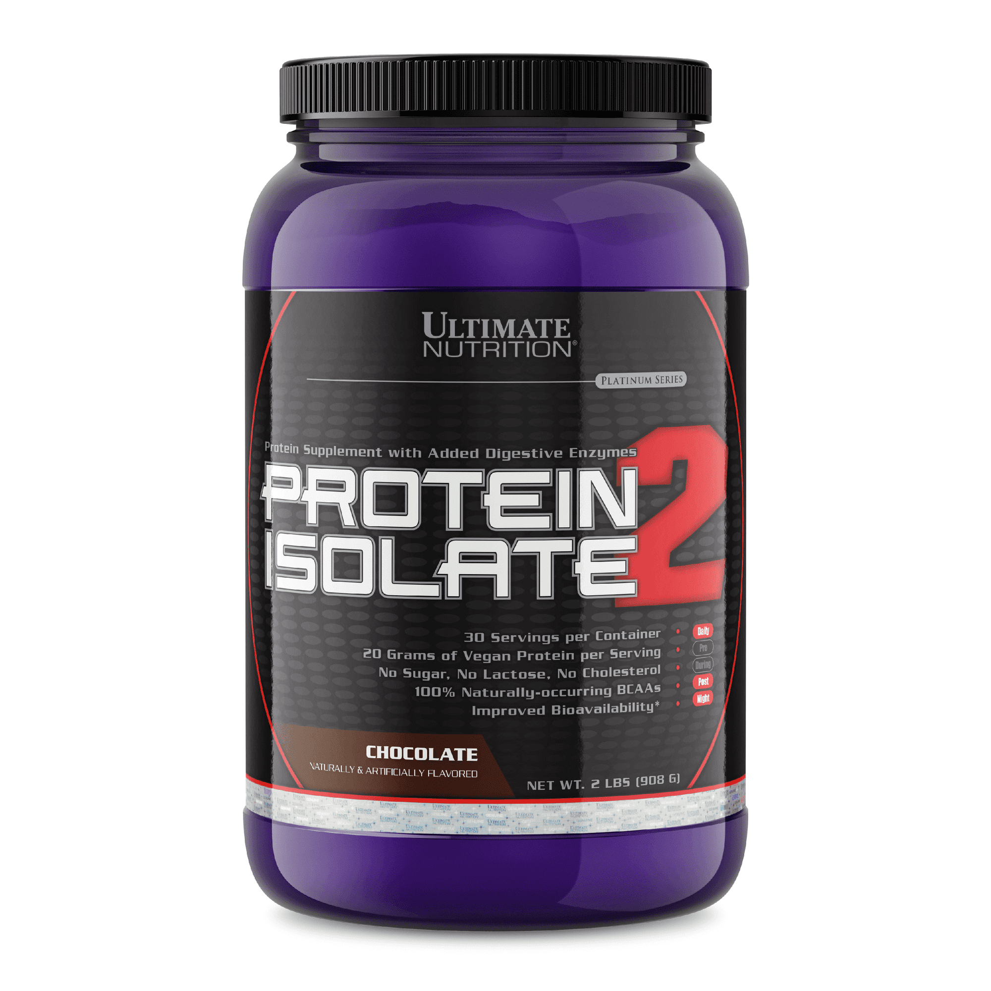 Ultimate Nutrition Vegan Protein Isolate Powder with 20g of Protein Per Serving