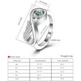 thumbnail image 2 of Angel Wing Cremation Ring for Women - Birthstone Infinity Wing Urn Rings Memorial Jewelry Human Pet Ash Holder Memorial Urn Ring, 2 of 7