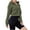 Army Green, variant on Crop Jacket with Hood, Womens 2025 Full-zip Hooded Sweatshirt Jacket Casual Solid Workout Sports Short Coat Outwear (Medium, Navy)