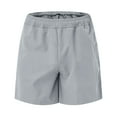 thumbnail image 4 of Kcolen Men's Running Shorts 7 Inch Men's Summer Casual Shorts for Fitness and Leisure with Pockets Solid Color Beach Sports Pants Summer Beach Lounge Sweat Shorts, 4 of 9