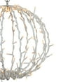thumbnail image 6 of Northlight LED Lighted 3D Hanging Sphere Christmas Decoration – Warm White - 13", 6 of 7