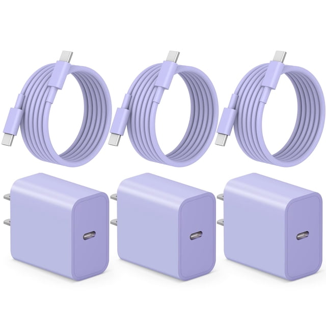 Cargador ROMITAZ de carga rápida tipo C de 20 W para iPhone 17, 16 y 15