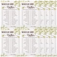 thumbnail image 3 of Phlegsive 10pcs Eucalyptus Bridal Shower Game Set - Would She Rather Cards, 3 of 6