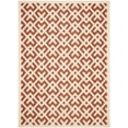 thumbnail image 2 of Safavieh Courtyard Alvin Geometric Indoor/Outdoor Area Rug, Red/Bone, 9' x 12', 2 of 7