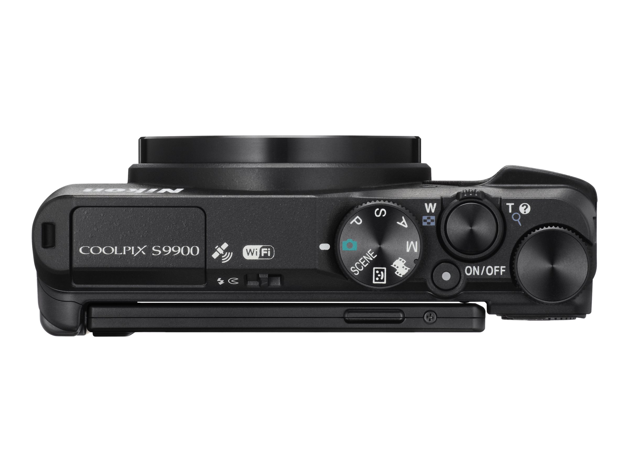 Nikon Coolpix S9900 - Digital camera - compact - 16.0 MP - 1080p - 30x optical zoom - Wi-Fi, NFC - black - image 4 of 6