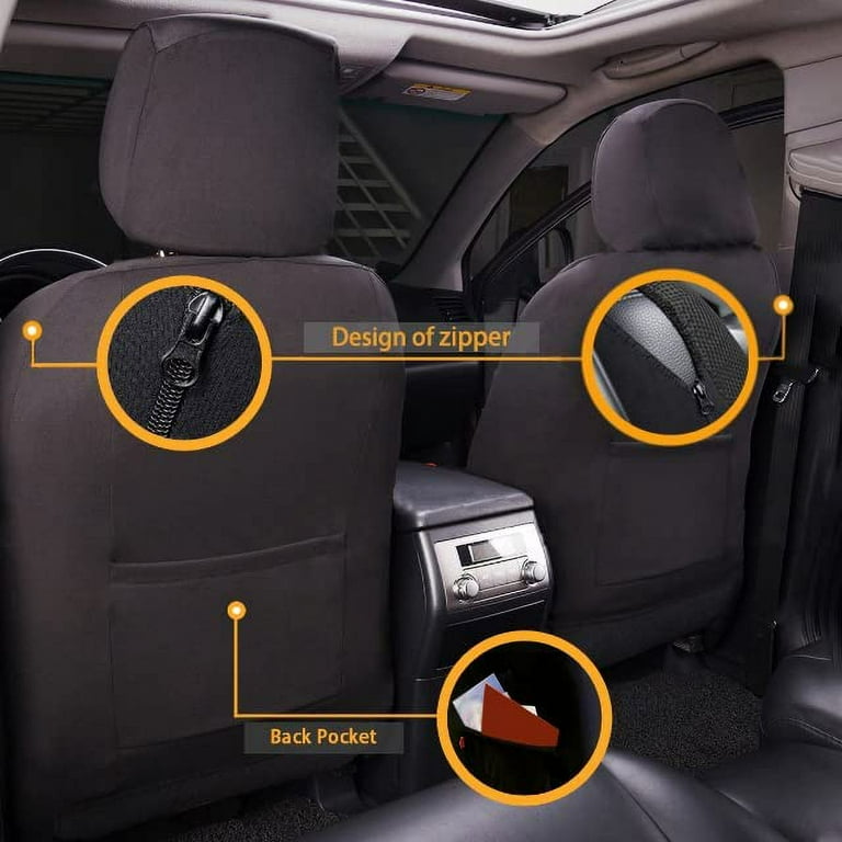 Car seat covers with back pockets hotsell