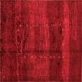 thumbnail image 1 of Ahgly Company Indoor Square Abstract Red Contemporary Area Rugs, 3' Square, 1 of 4