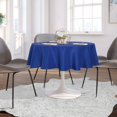 thumbnail image 3 of WYZZHY 6 Pack Round Tablecloth  120 Inch White  Stain &amp; Wrinkle Resistant  Polyester  Table Cover for Dining Table  Buffet Parties &amp; Camping, 3 of 7