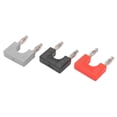 thumbnail image 2 of 1Set U38 4mm Banana Plug Copper Nickel Plated Double Row Banana Connector Red Black Gray Couple Banana Plug, 2 of 5
