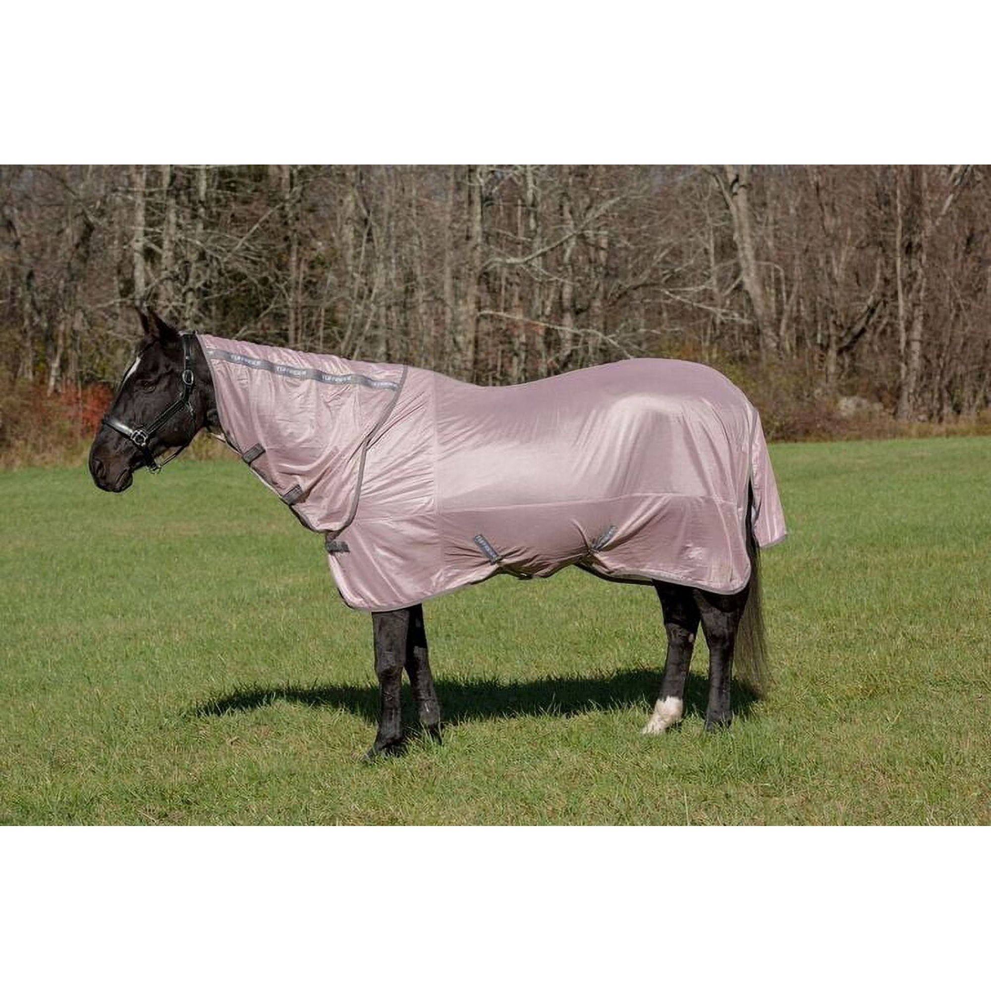 TuffRider Comfy Mesh Combo Neck Fly Sheet - Adobe Rose - 75