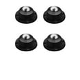 thumbnail image 1 of 4PCS Stainless Steel Universal Wheel Self Adhesive Caster Mini Swivel Wheels 360 Degree Rotation Pulley For Furniture Trash Can ,Superior Material, 1 of 7