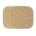 thumbnail image 1 of 100pcs 6.5/7/7.5/8/8.5/9/10 Inch Bamboo Steamer Paper Liner Perforated Fryer Liners Non-stick, 1 of 5