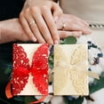 thumbnail image 3 of 10PCS Hollow Out Wedding Invitations Cards with Envelopes Bowknot For, 3 of 8