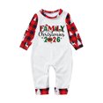 thumbnail image 2 of Pijamas familiares europeos con estampado navideño de moda, traje para padres e hijos, monos de poliéster para bebés., 2 of 3