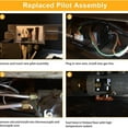 thumbnail image 6 of 10002265 Propane Gas 3 Way SIT Pilot Assembly Kits for Majestic, Monessen, Temco, and Vermont Castings Fireplaces, SRV10002265 Pilot Assembly Replacement Parts with Thermocouple, Thermopile, 6 of 7