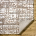 thumbnail image 3 of Hauteloom Anisha Living Room, Bedroom Area Rug - Contemporary - Plush Pile - White, Tan - 5'3" x 7', 3 of 6