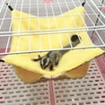thumbnail image 5 of BESTSKY Rat Double Hammock, Ferret Bunkbed Warm Fleece Hanging Bed Pet Cage Accessories Toys for Sugar Glider, Degu, Guinea Pig, Gerbil, Chinchilla, Squirrel, Hamster, Mouse Mice, 7.87x7.87 inch, 5 of 7