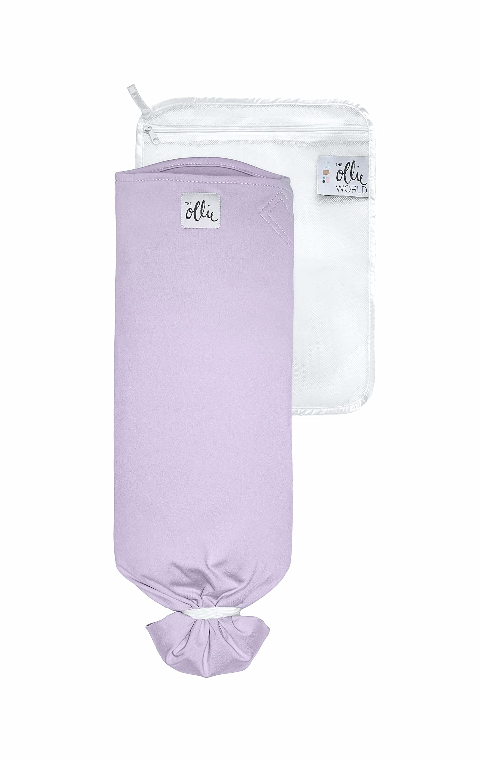 The Ollie Swaddle -- Helps to Reduce The Moro (Startle) Reflex -- Made from a Custom Designed Moisture-Wicking Material (Lavender)
