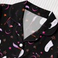 thumbnail image 6 of IMENGL Halloween Pajamas Set for Women Soft Short Sleeve Graphic Nightwear Comfy Loungewear Womens Pajama Sets,S-XXXL, 6 of 7