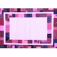 thumbnail image 1 of Ahgly Company Indoor Rectangle Abstract Purple Contemporary Area Rugs, 8' x 12', 1 of 4