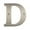 Silver, variant on Deltana RL4D-10B 4" Residential Letter D; Oil Rubbed Bronze Finish
